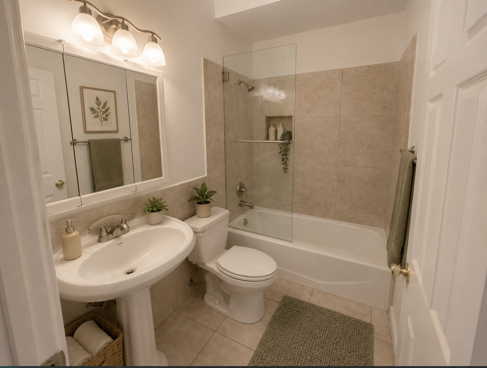 Unit 108 bathroom