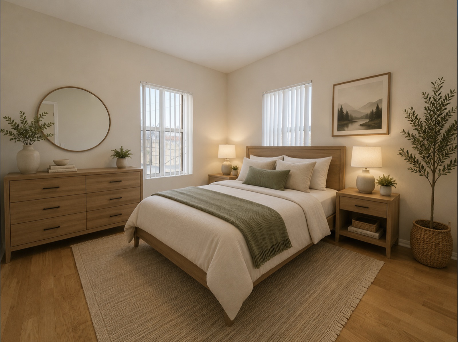Unit 108 bedroom
