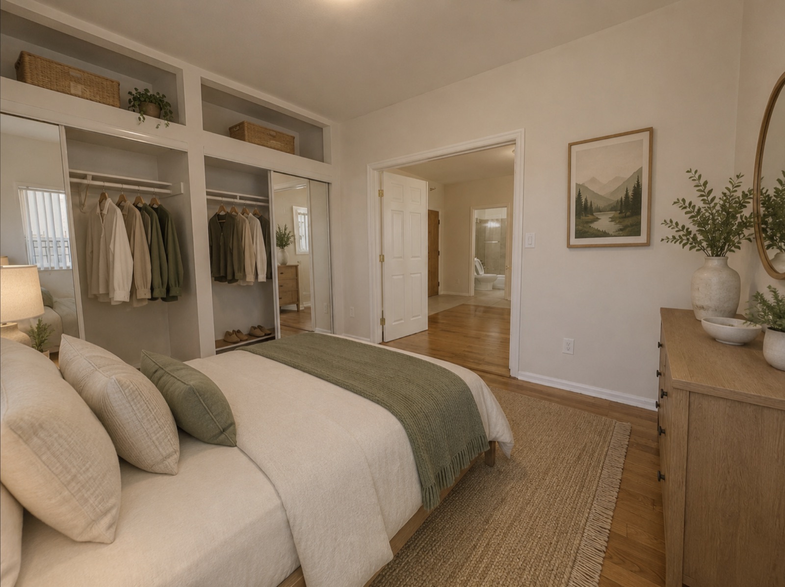 Unit 108 bedroom
