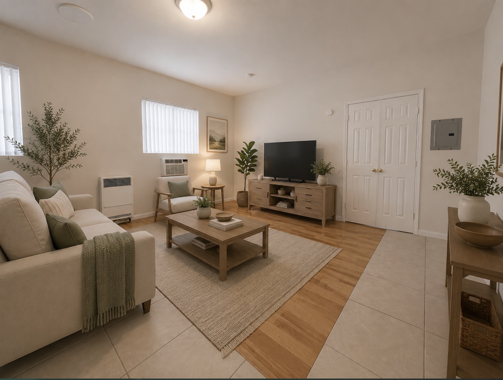 Unit 108 living room