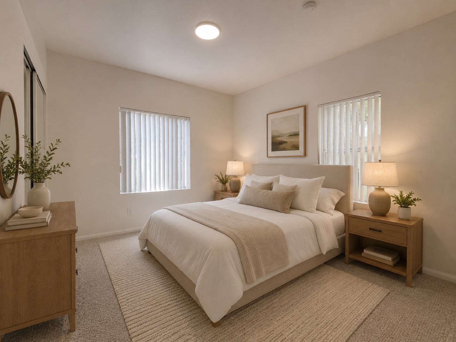 Unit 202 bedroom