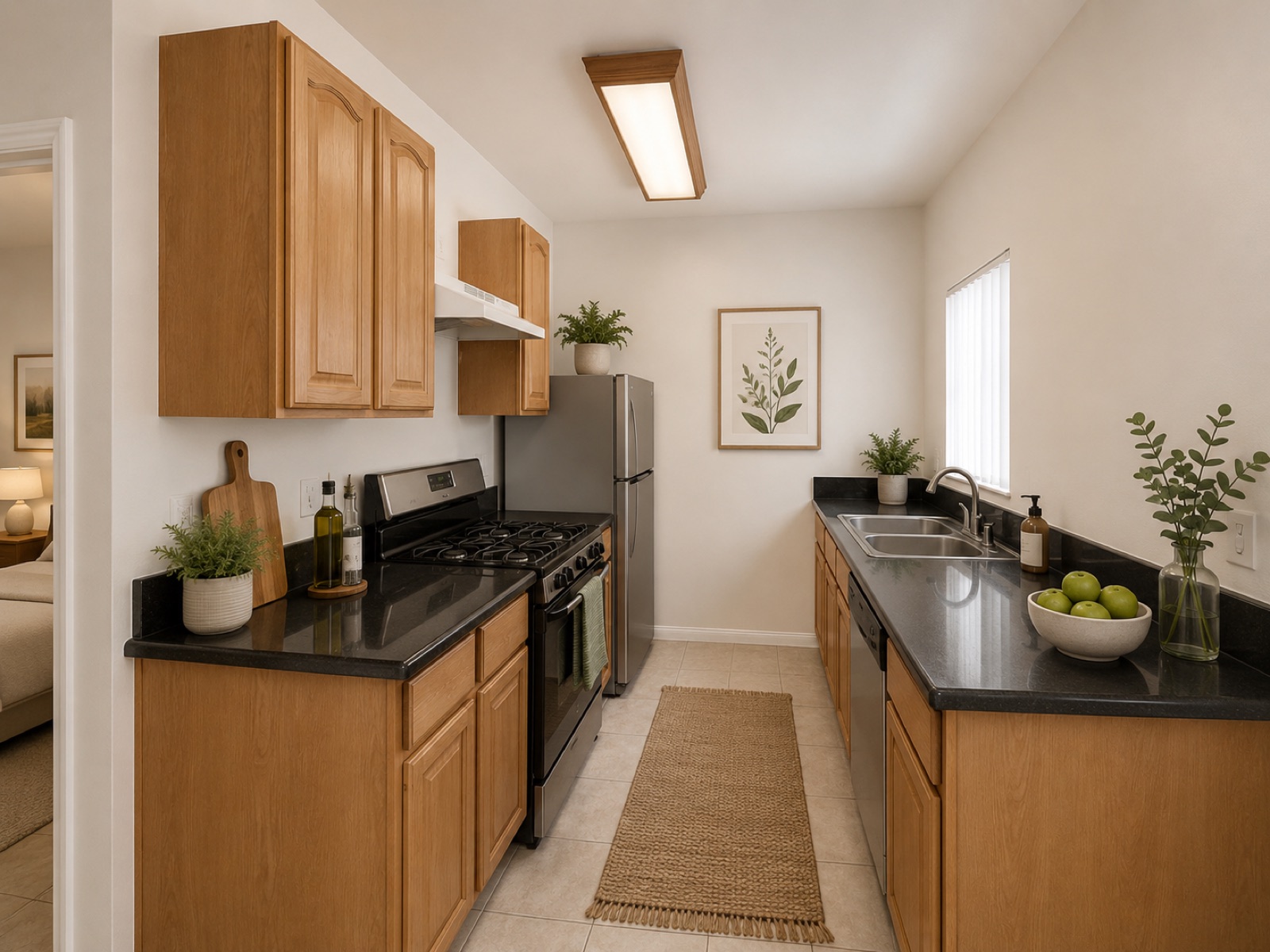 Unit 204 kitchen