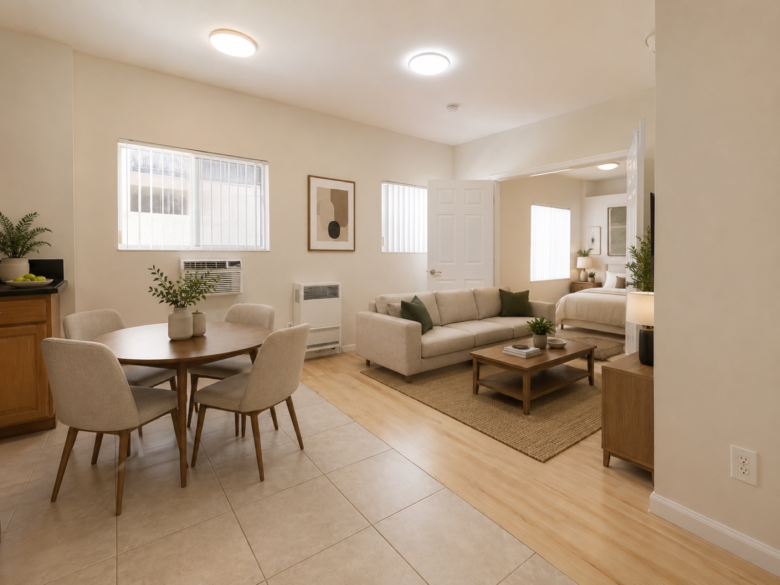 Unit 204 living room