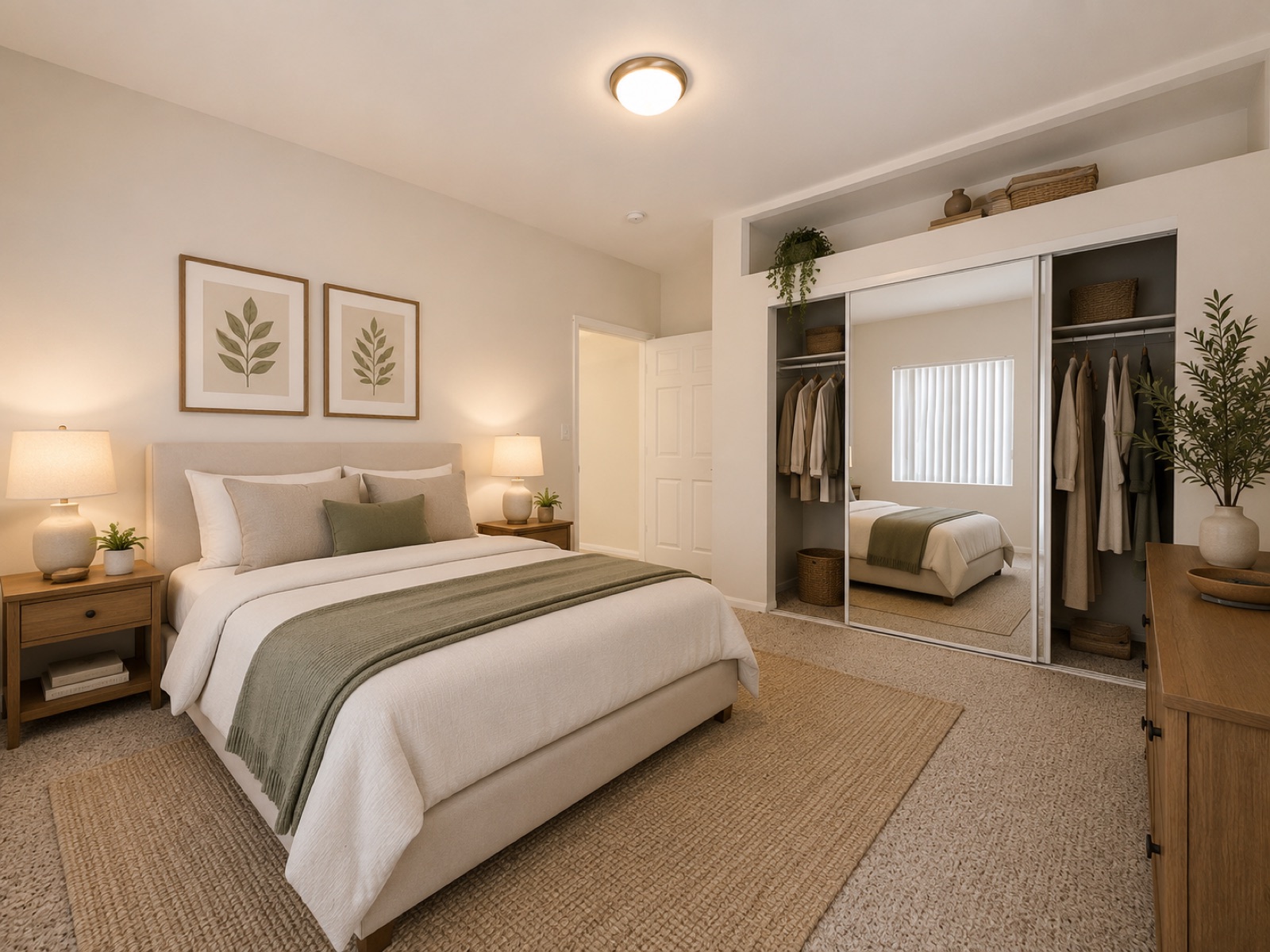 Unit 207 bedroom