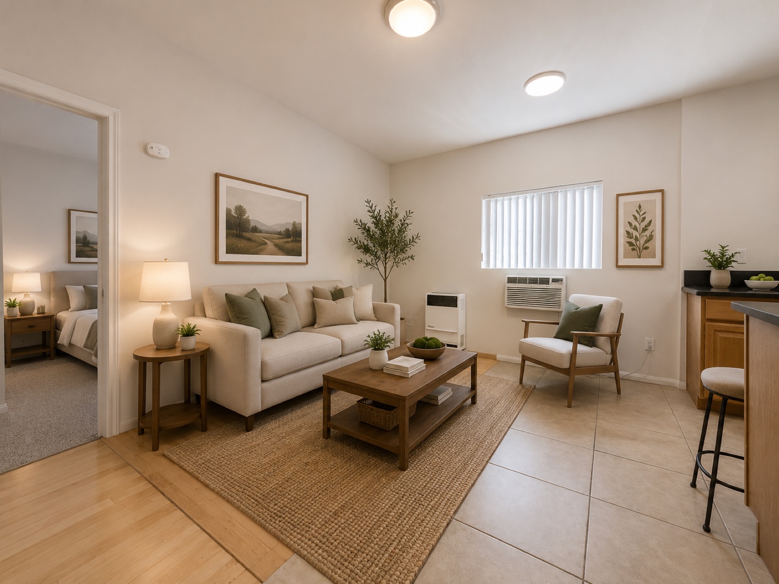 Unit 207 living room