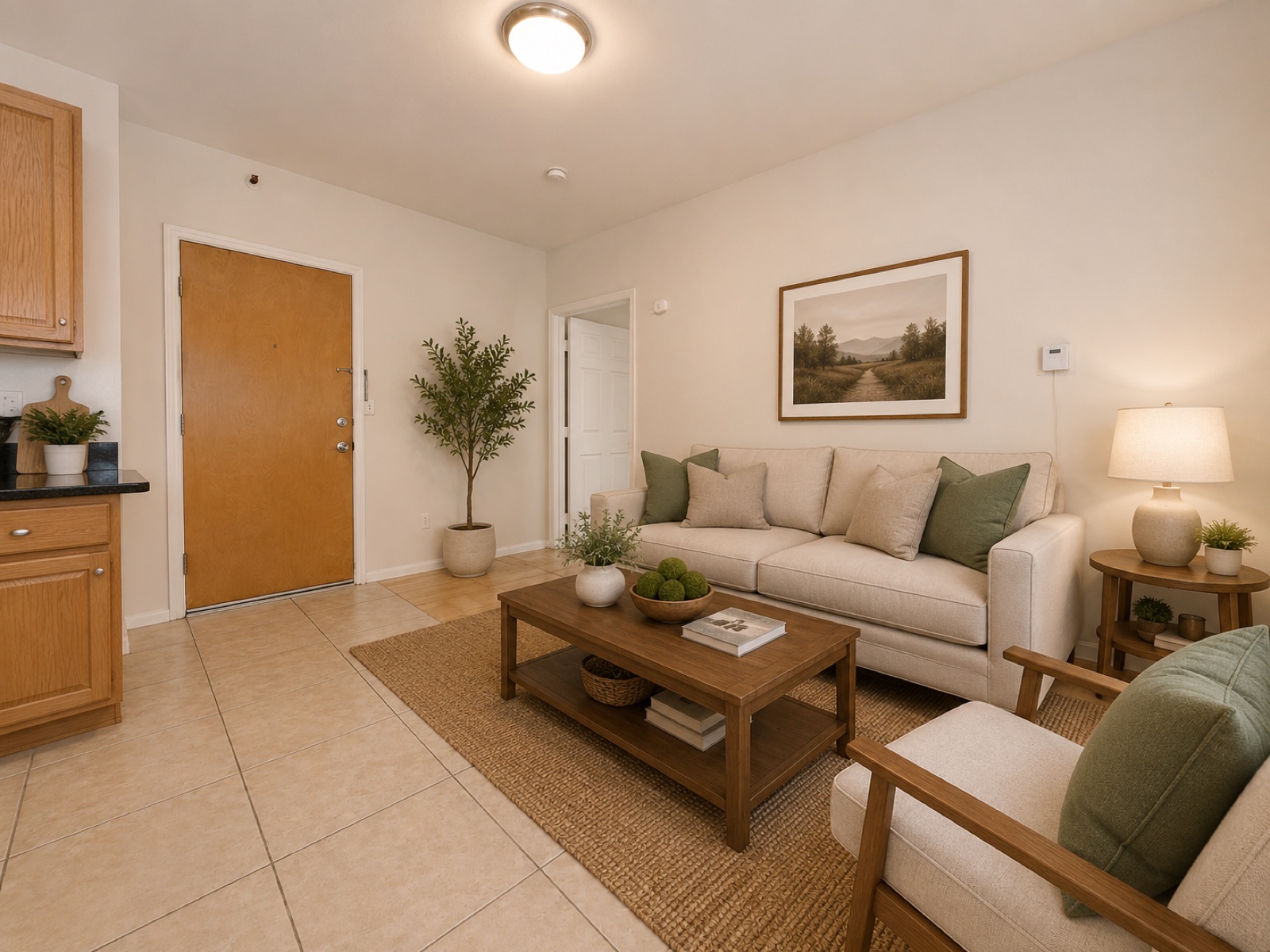 Unit 207 living room